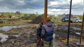 Заказать монтаж винтовых свай в Черногорск - цена под ключ с доставкой от 1907 шт
